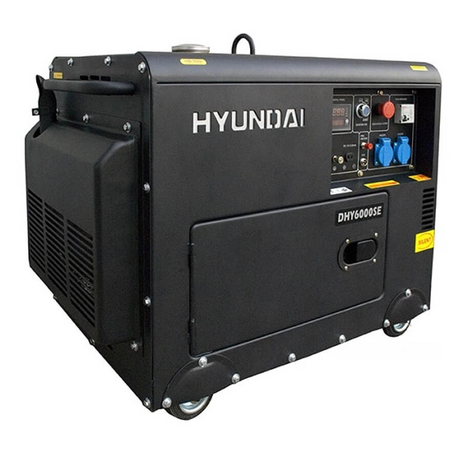 Máy phát điện chạy dầu Diesel Hyundai DHY6000SE